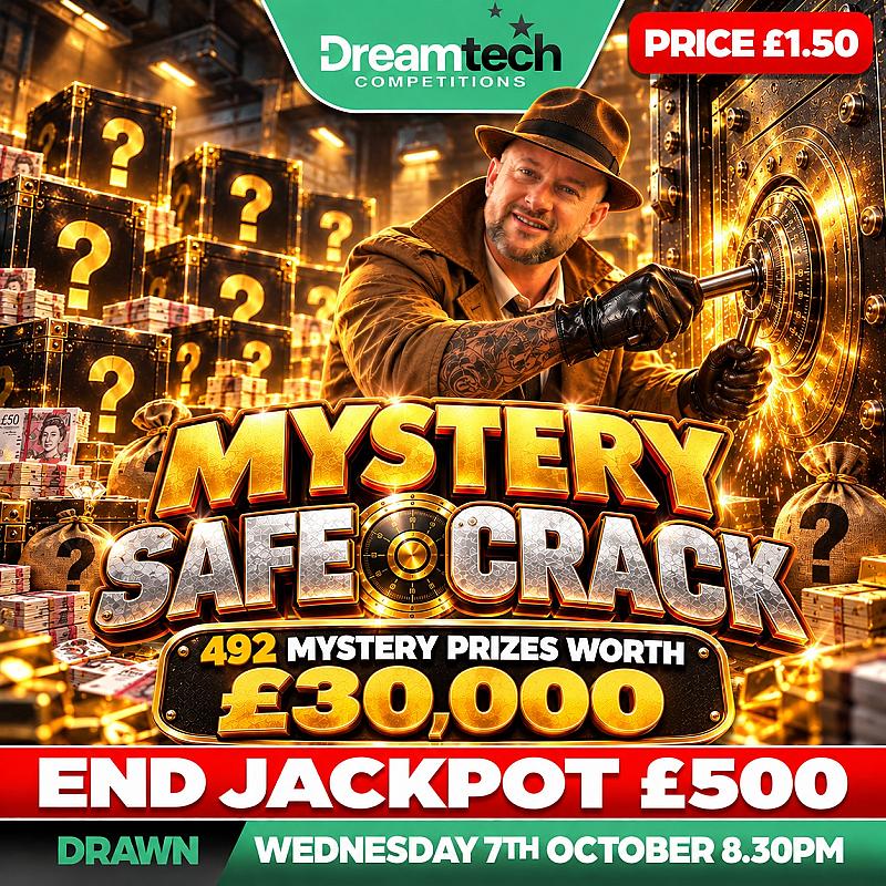 £30k Mystery Safe Crack | 492 Prizes Worth £29,500 + £500 End Prize