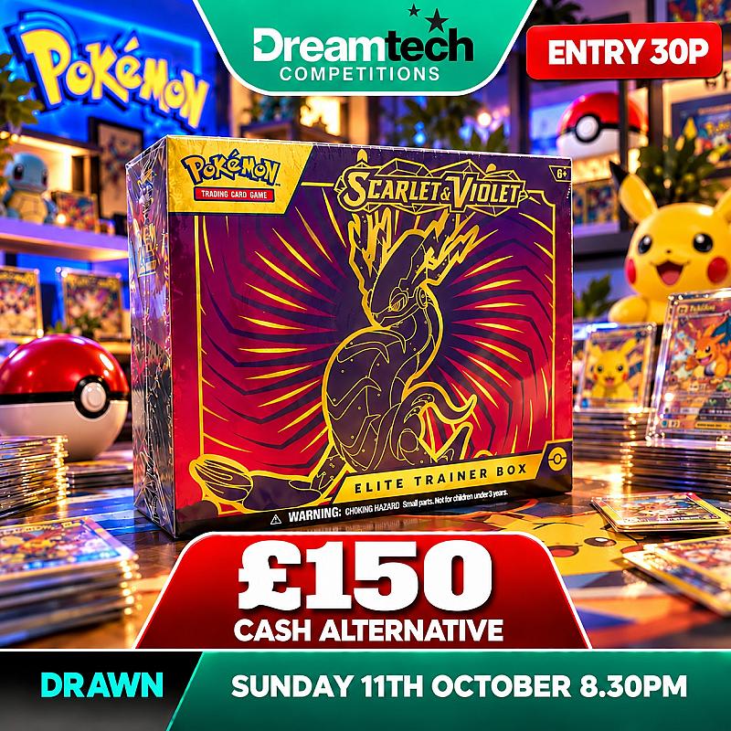 WIN This Brand New & Sealed Pokemon Scarlet & Violet Elite Trainer Box