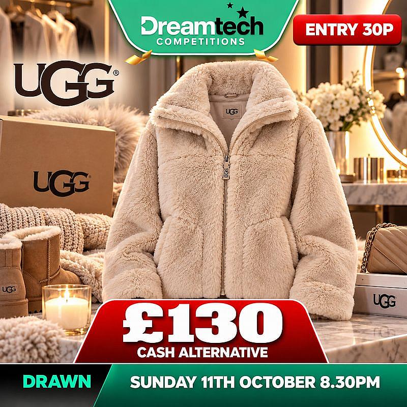 WIN a Ladies UGG Tash Faux Fur Jacket