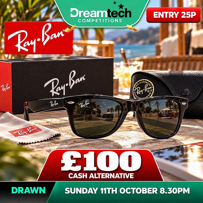 WIN a Pair of RayBan Wayfarers