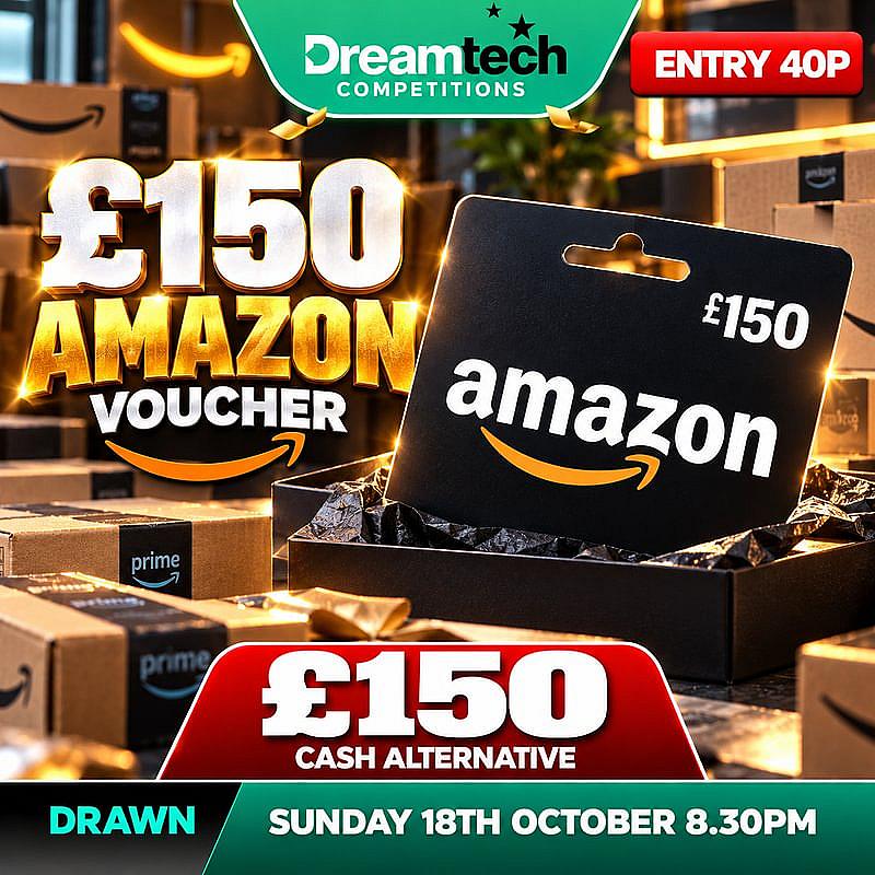WIN a £150 amazon Voucher
