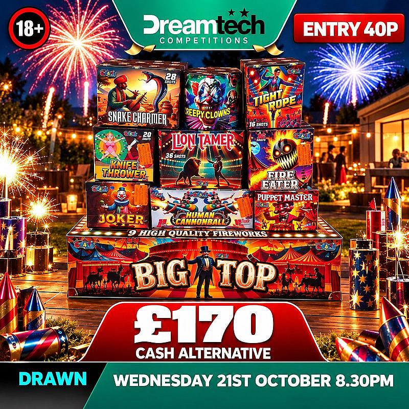WIN this "BIG TOP" Fireworks Bundle