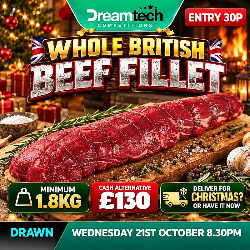 WIN This Whole British Beef Fillet