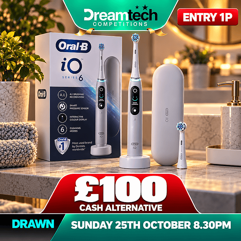 WIN an Oral-B iO2 Electric Tooth Brush