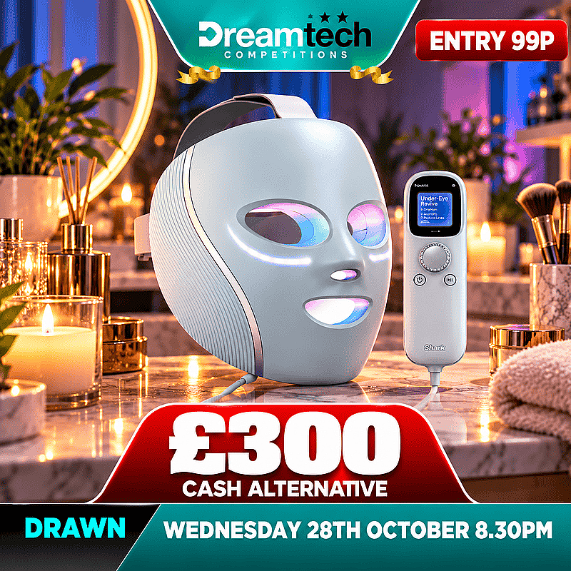 WIN a Shark Cry-Glow LED Face Mask