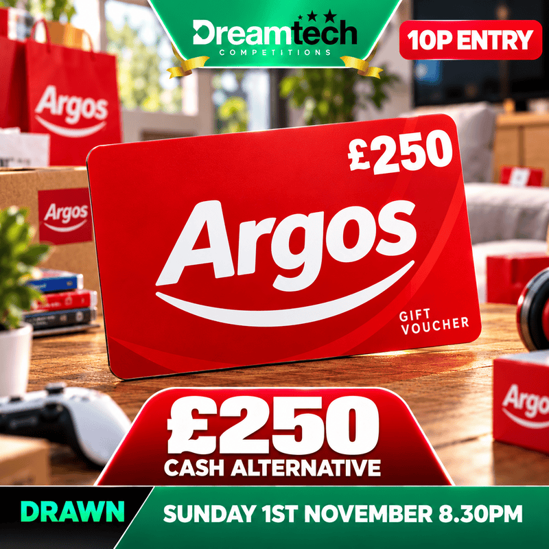 WIN a £250 Argos Voucher!