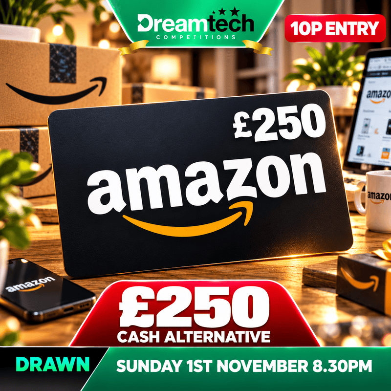 WIN a £250 Amazon Voucher!