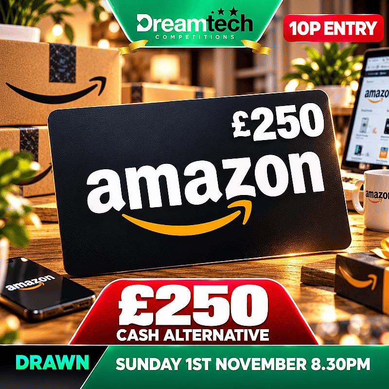 WIN a £250 Amazon Voucher!