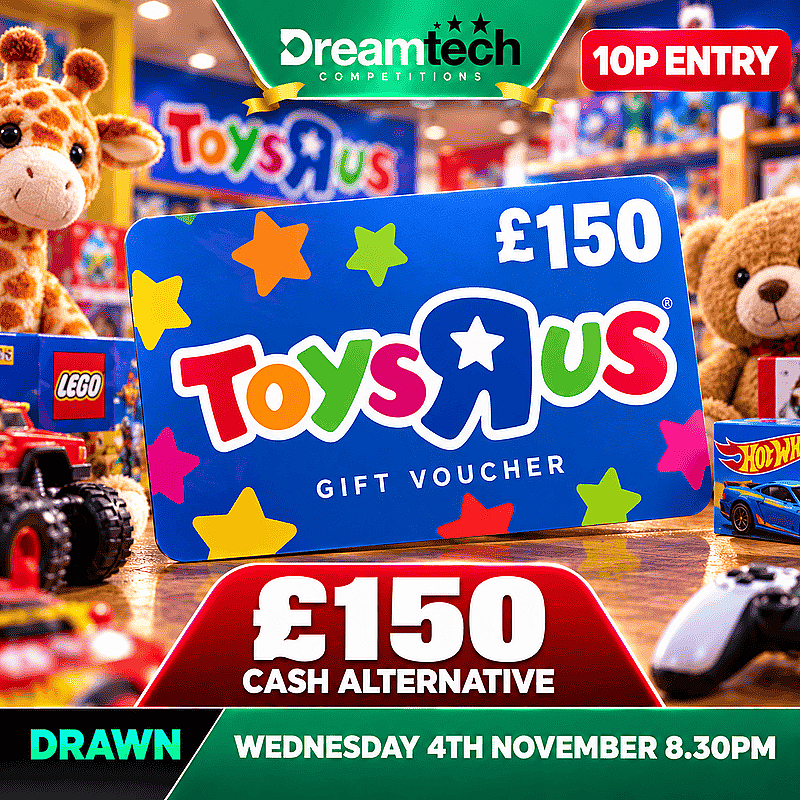 WIN a £150 Toys'R'Us Voucher