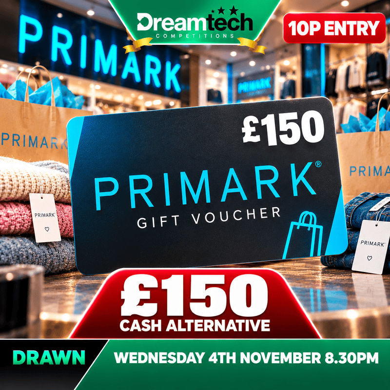 WIN a £150 Primark Voucher