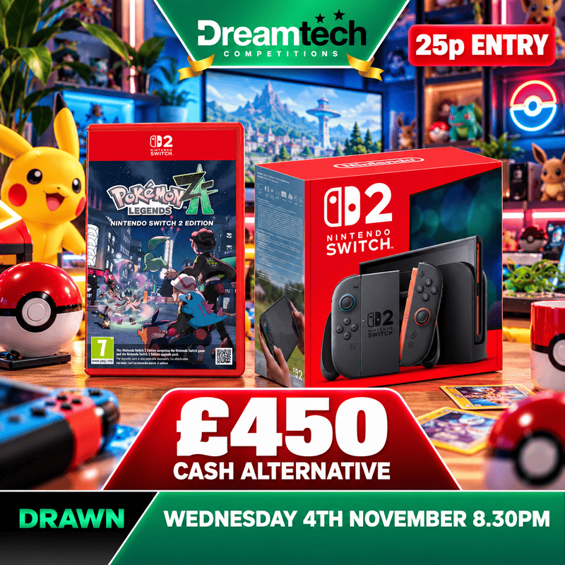 WIN a Nintendo Switch 2 Pokemon Legends Bundle