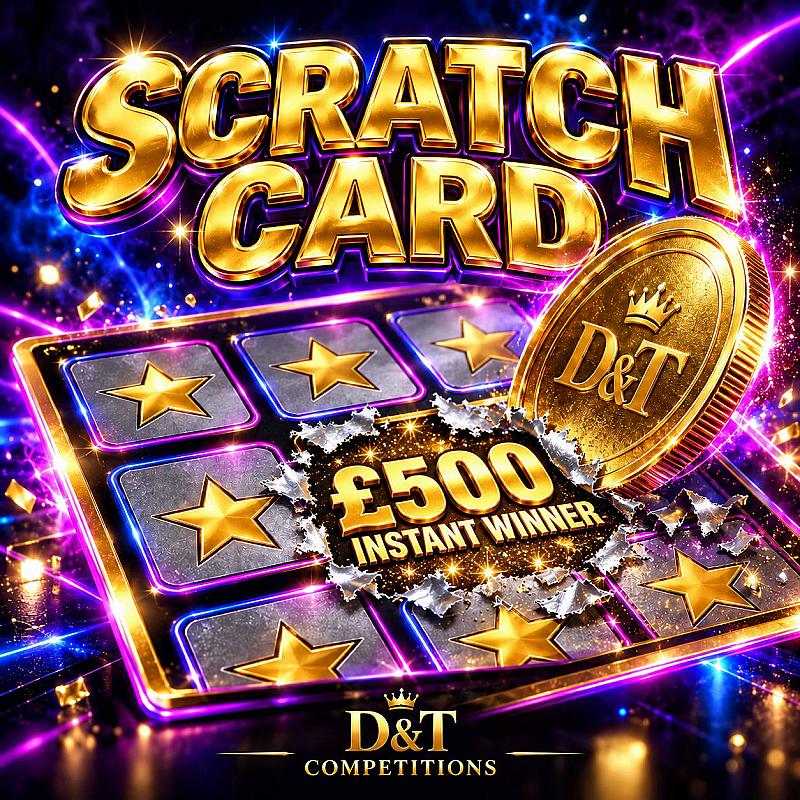 🎉 £10K SCRATCH CARD INSTANT WINS + £300 END PRIZE 🎉