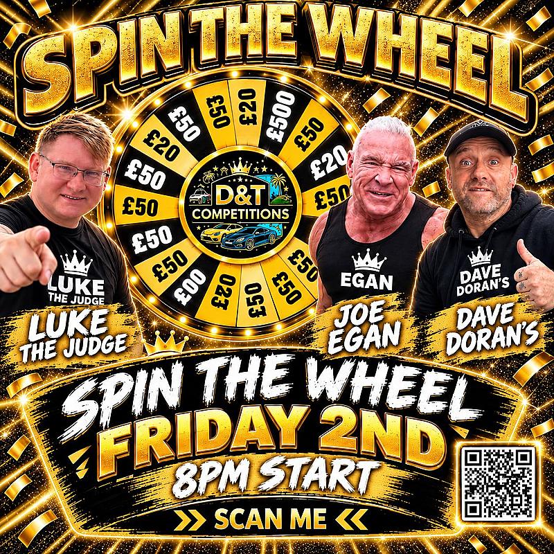 🔴 LIVE ON TIKTOK – SPIN THE WHEEL + 2 END WINNERS OFF £100 EACH🔴