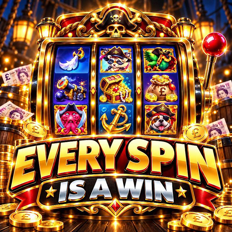 EVERY SPIN IS A WIN + £200 END PRIZE