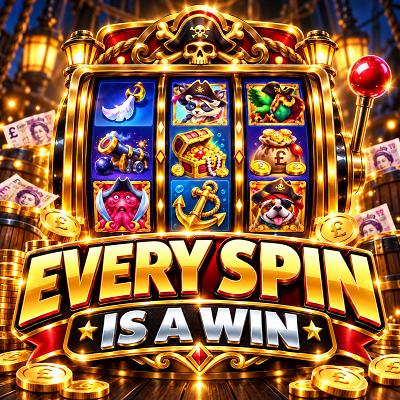EVERY SPIN IS A WIN + £200 END PRIZE
