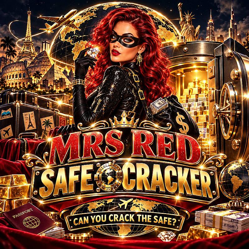 MRS RED'S SAFE CRACKER INSTANT WINS + £250 END PRIZE