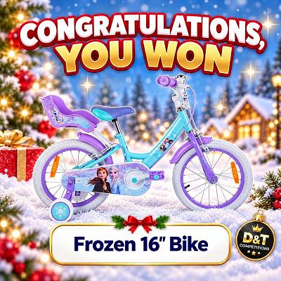 Disney Frozen 16-Inch Bike