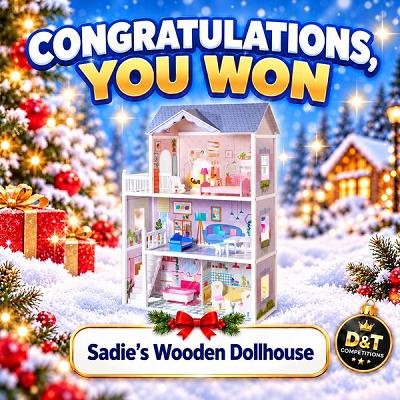 Sadie's wooden Dollhouse