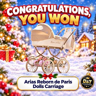 Arias Reborn De Paris Doll's Carriage With Carrier