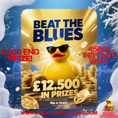 Beat The Blues - £12500 In Prizes