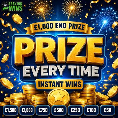 PRIZE EVERY TIME - £1,000 END PRIZE - £1.99 