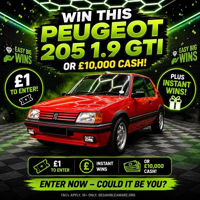 Peugeot 205 1.9 GTI or £10,000 Cash