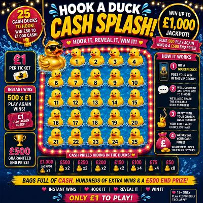 HOOK A DUCK - CASH SPLASH 