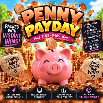PENNY PAYDAY - 1P INSTANT WINS!