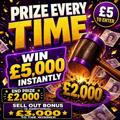 PRIZE EVERY WHACK - WIN £5K INSTANTLY 