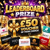 £50 VOUCHER OF YOUR CHOICE 