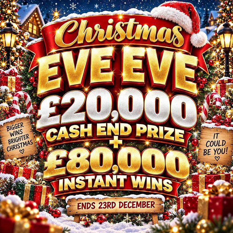 🎄 CHRISTMAS EVE EVE – £100,000 CASH SPECTACULAR 🎄