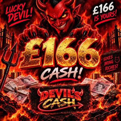 LUCKY DEVIL! £166 IS YOURS 😈💰