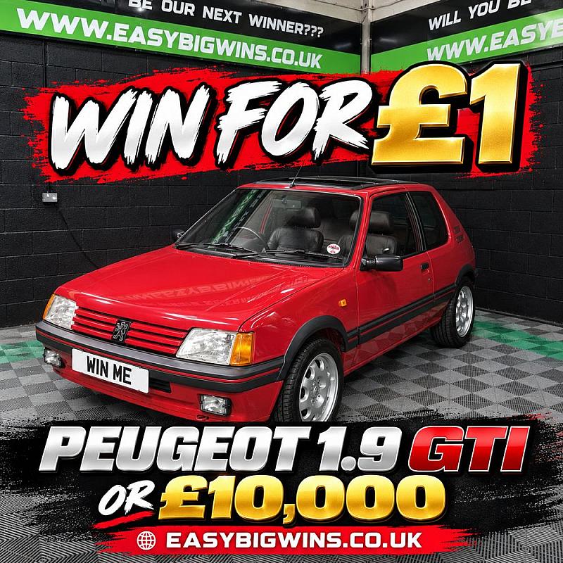 Peugeot 205 1.9 GTI or £10,000 Cash