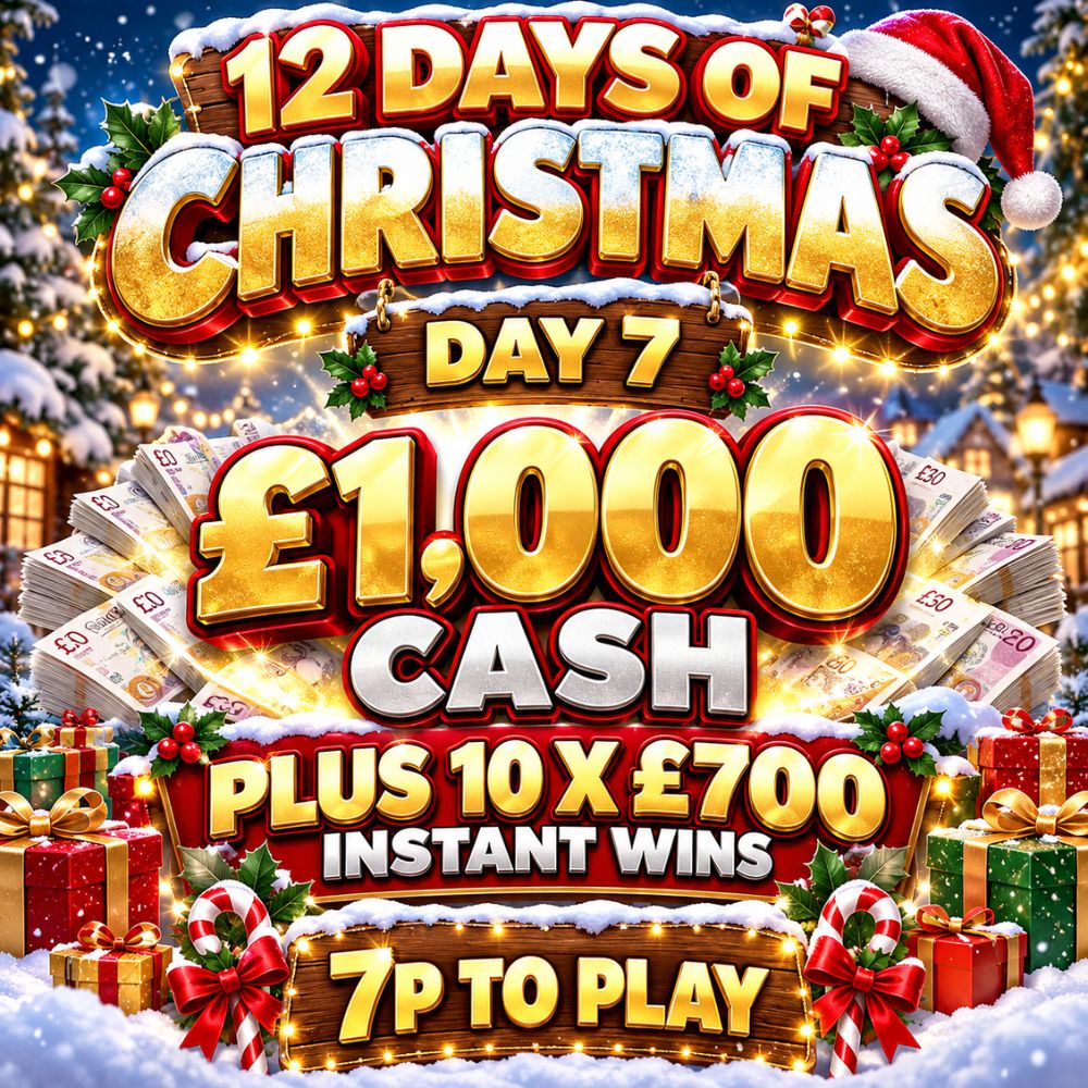🎅🎄 12 DAYS OF CHRISTMAS - £1,000 CASH🎄!🎅
