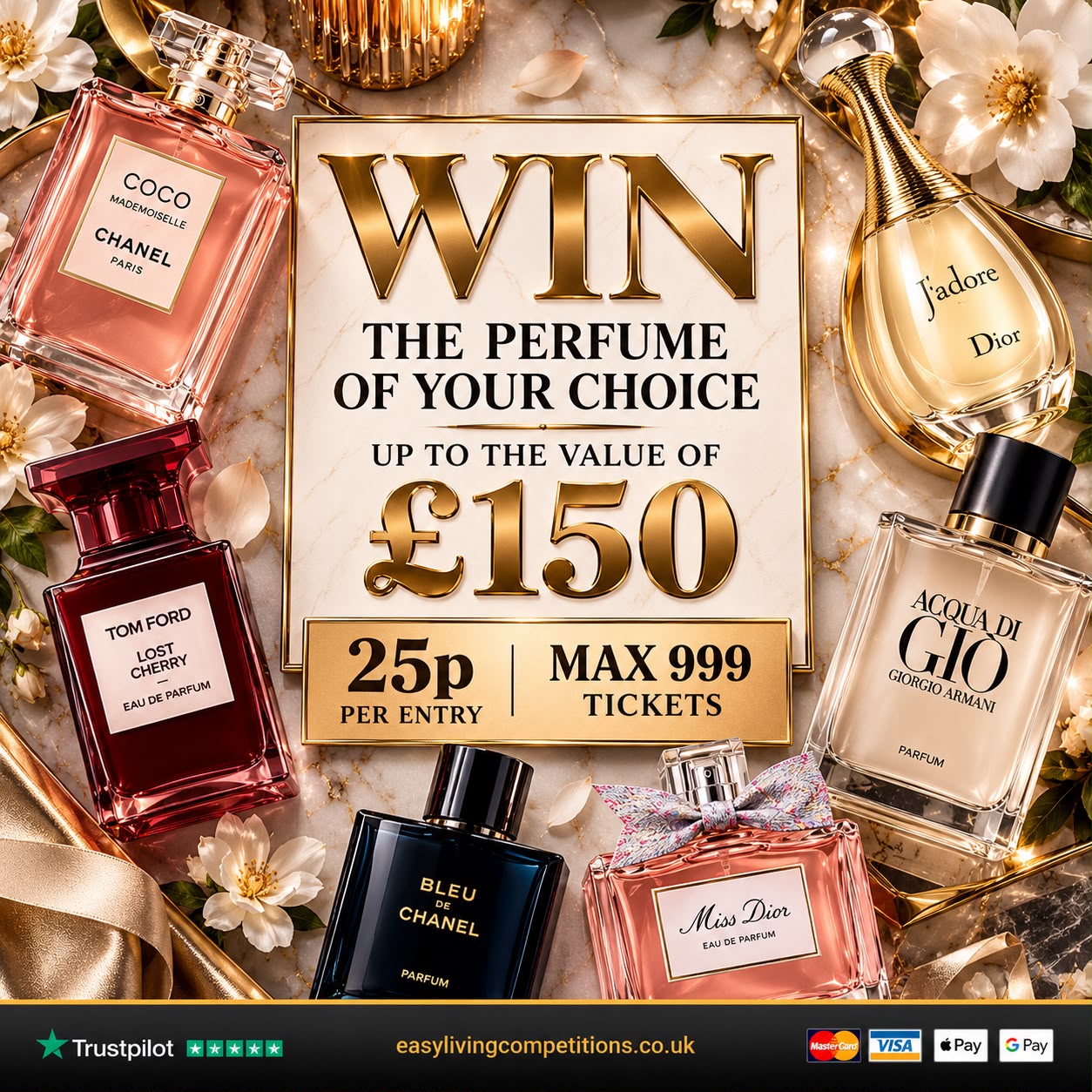 🌸 Win the Perfume of Your Choice