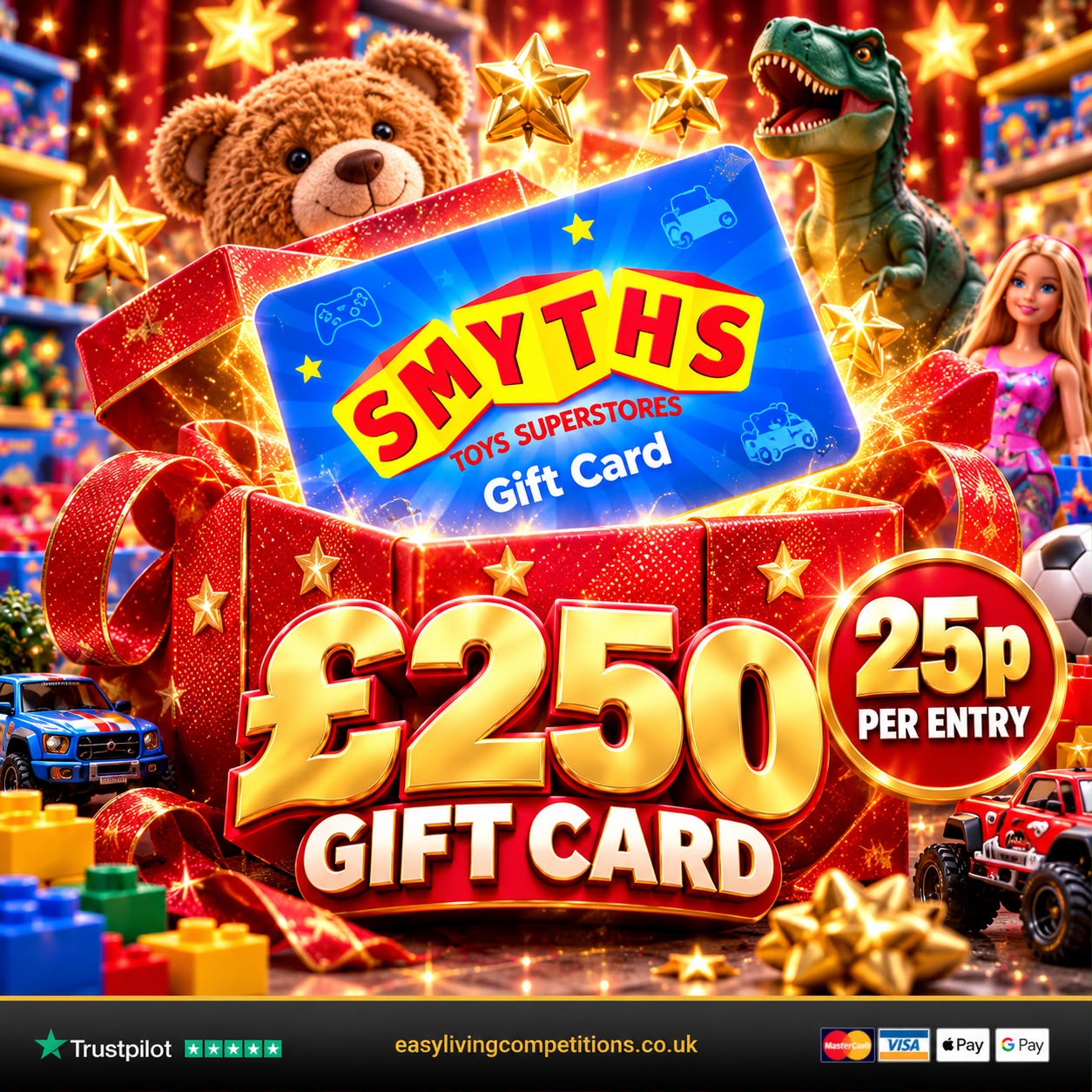 🧸 £250 Smyths Toys Gift Card