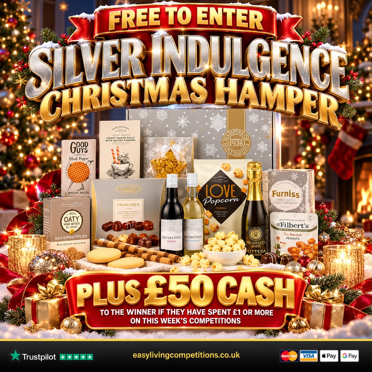 🎄 Free to Enter - Christmas Indulgence Hamper