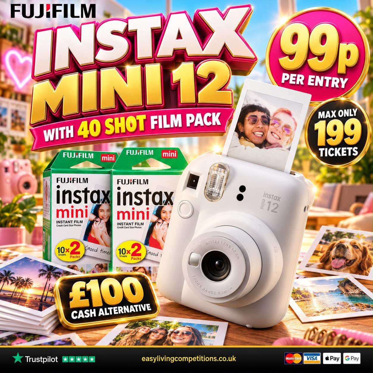 📸 Fujifilm Instax Mini 12 Instant Camera 📸