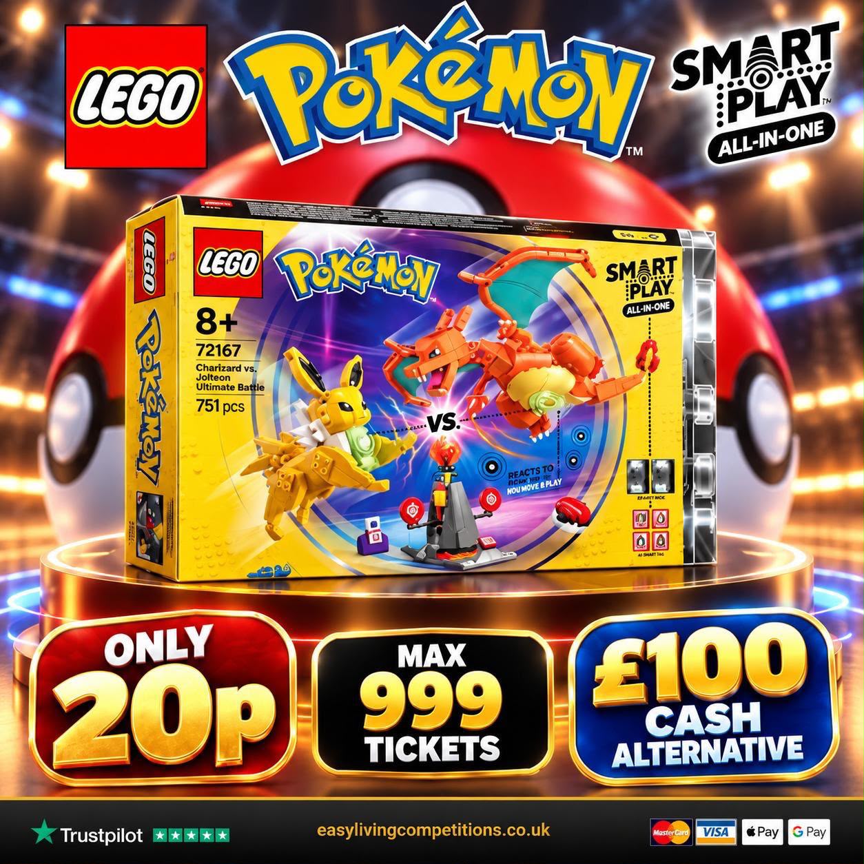 ⚡ LEGO Pokémon Smart Play Set