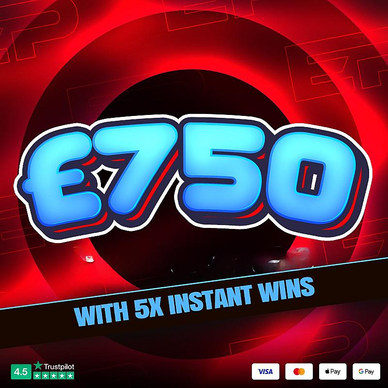 £750 + 5 X £100 INSTANT WINS #3