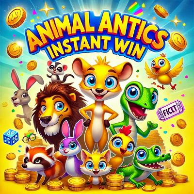 ANIMAL ANTICS INSTANT WIN (2p PER TICKET) - AUTO DRAW