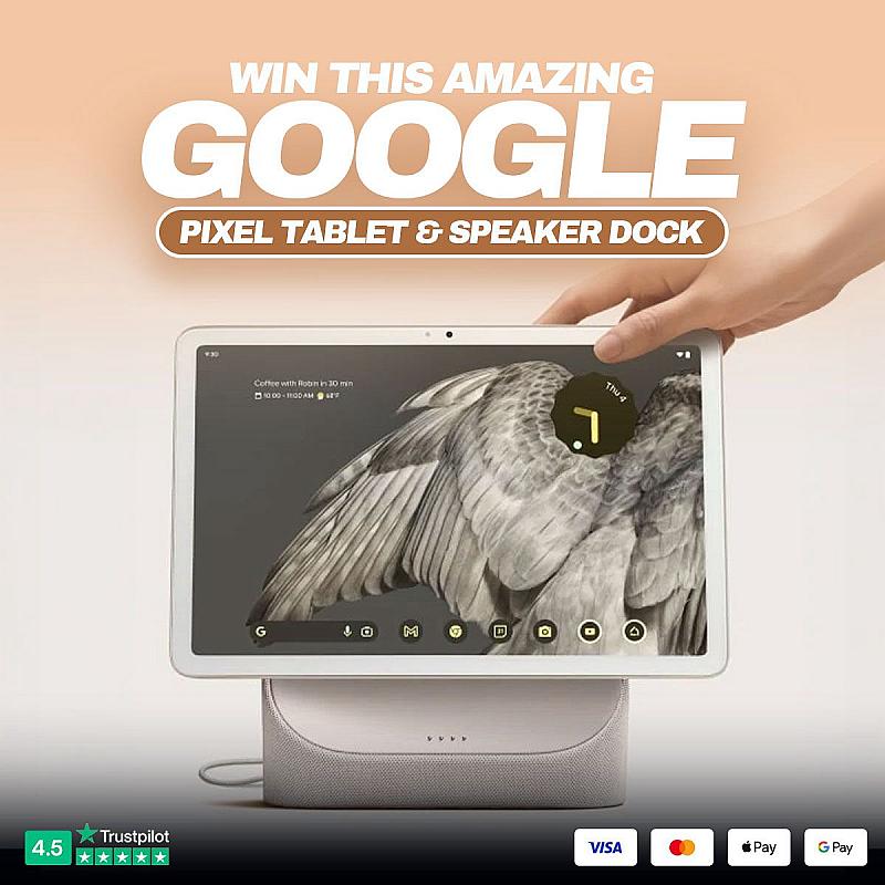 GOOGLE PIXEL 11 INCH TABLET AND SPEAKER DOCK
