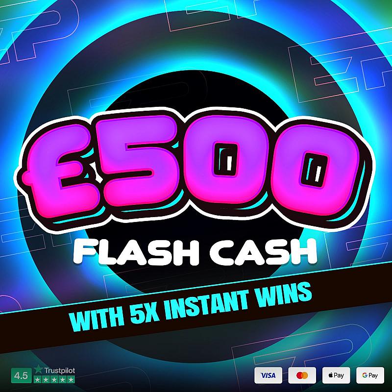 WIN £500 DAILY CASH + 5 INSTANT WINS! (AUTO DRAW)