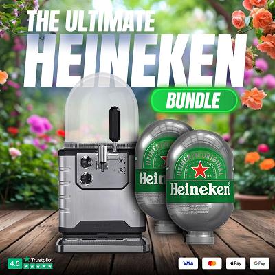 BLADE BEER DISPENSER + HEINEKEN KEG