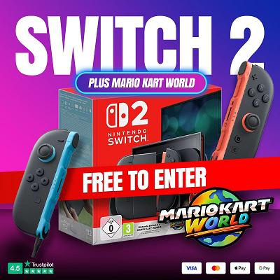 FREE-TO-ENTER: SWITCH 2 + MARIO KART GAME