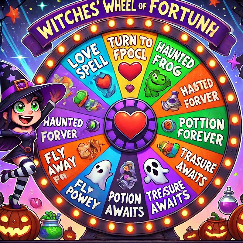 🧙WITCHES WHEEL OF FORTUNE🧙 - INSTANT WIN
