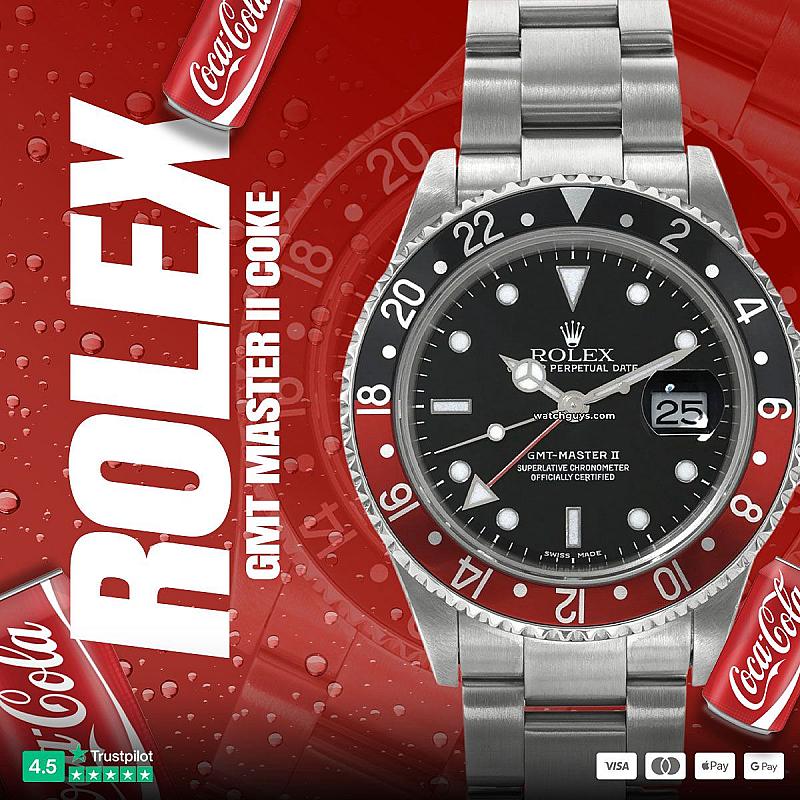 ROLEX GMT MASTER II COKE 