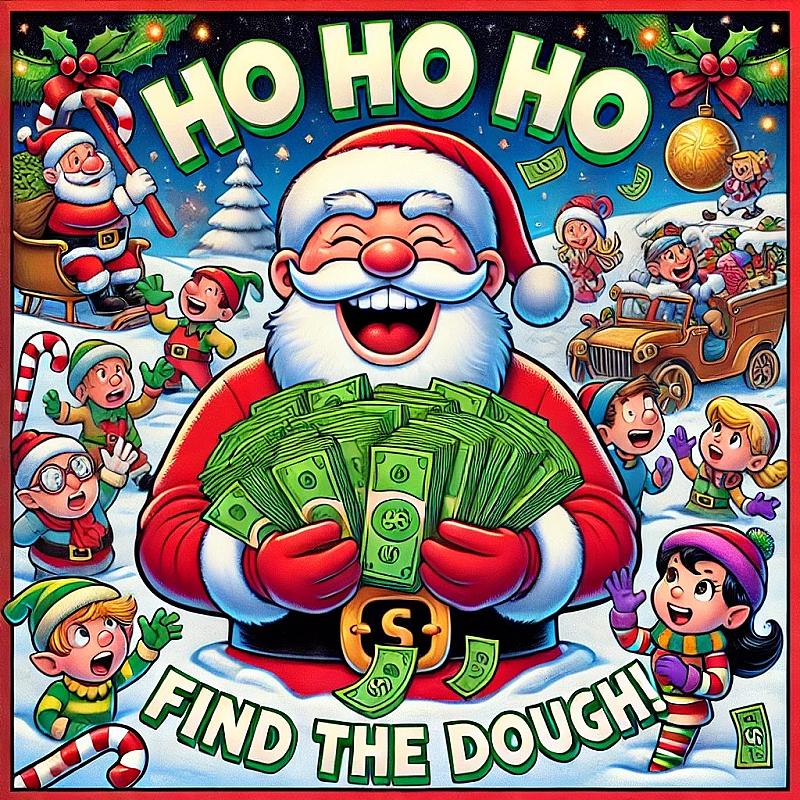 🎅 HO HO HO, Find The Dough🎅- INSTANT WIN (AUTODRAW)