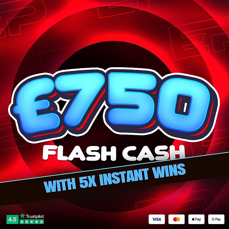 £750 + 5 X £100 INSTANT WINS #2