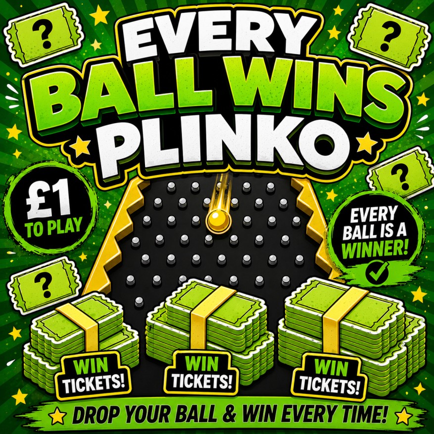 PLINKO EVERY BALL DROPPED WINS MYSTERY TICKET BUNDLES GAME#3